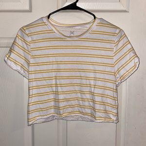 Striped crop top